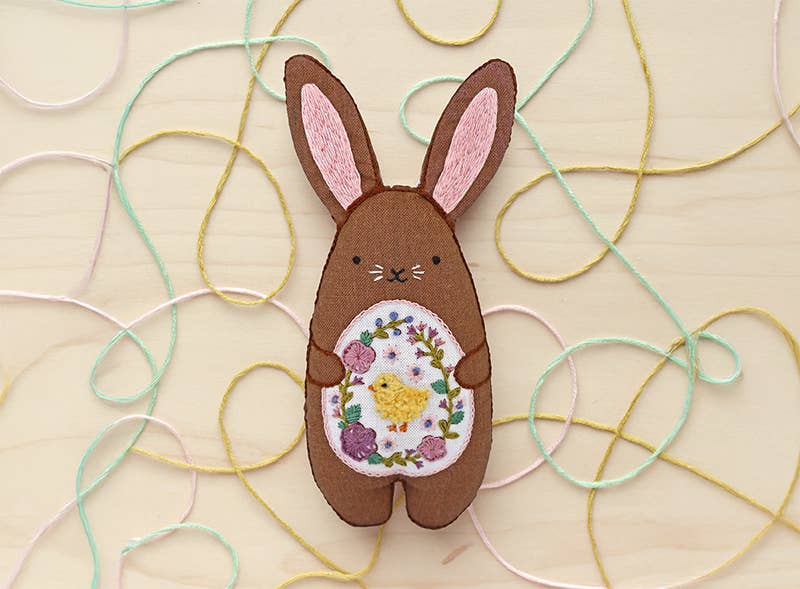 *Limited Edition* Chocolate Bunny Embroidery Kit