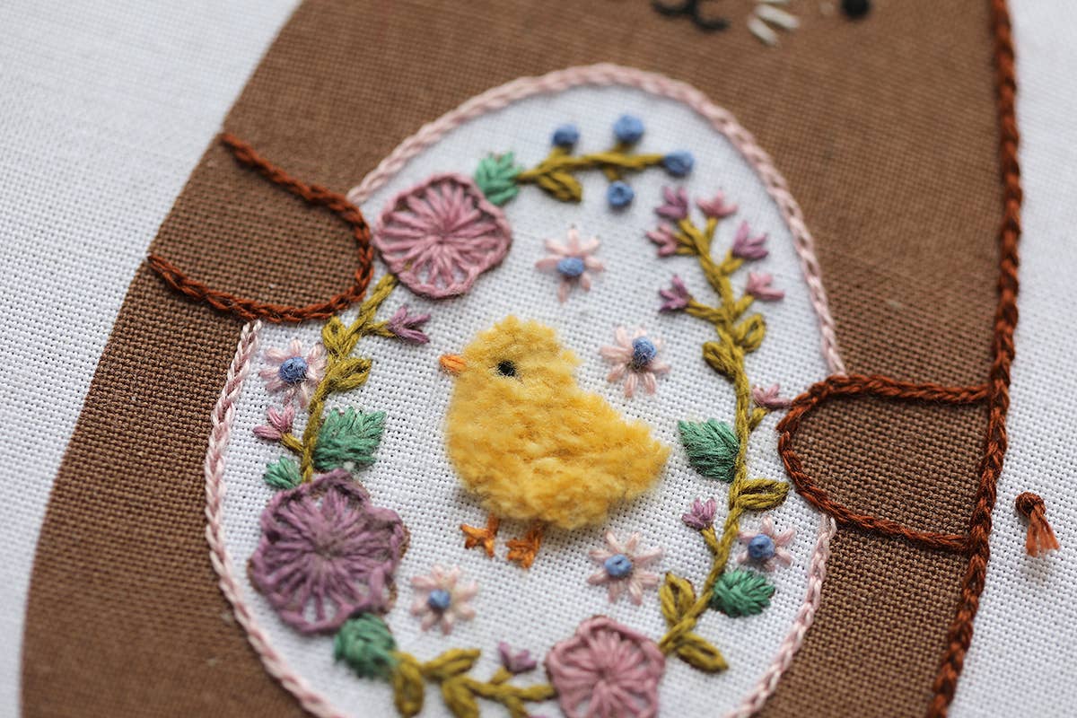 *Limited Edition* Chocolate Bunny Embroidery Kit