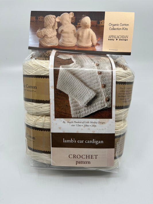 Lamb's Ear Crochet Cardigan