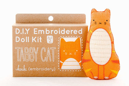 Tabby Cat - Embroidery Kit