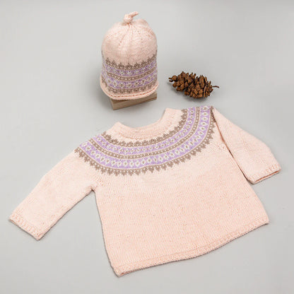 Fair Isle Yoke Pullover & Highland Beanie