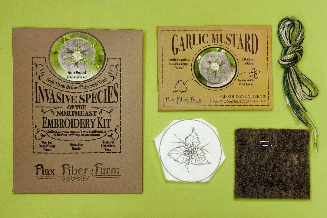 Invasive Species of the Northeast Embroidery Kits